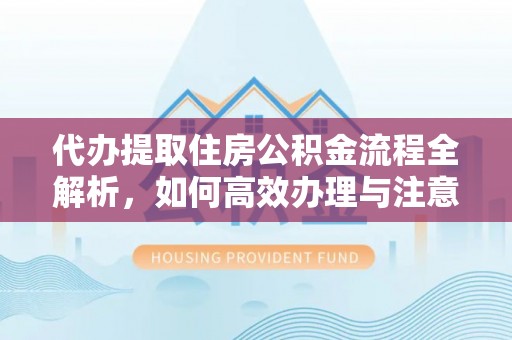 田阳代办提取住房公积金流程全解析，如何高效办理与注意事项