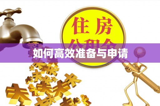 田阳如何高效准备与申请
